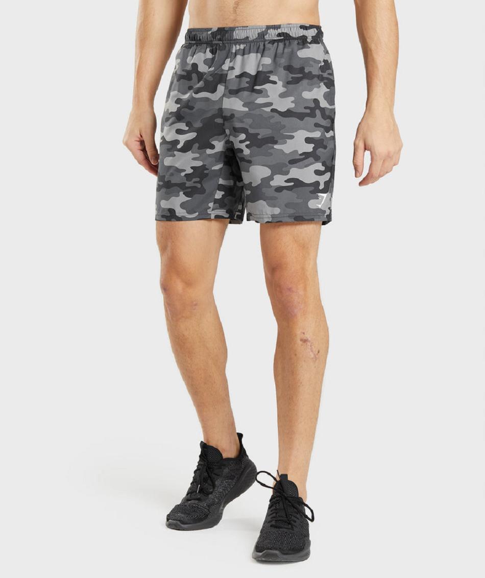 Szorty Męskie Gymshark Arrival Szare | PL 3471MQZ